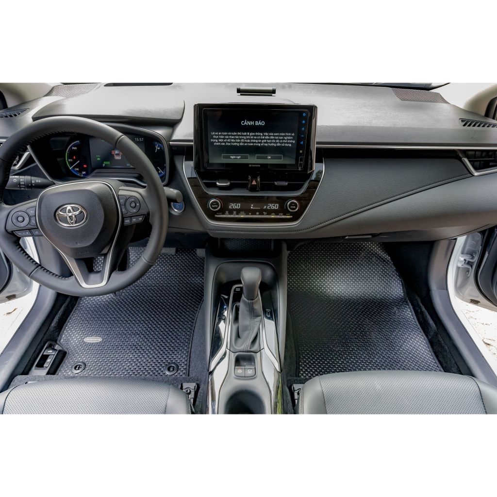 Thảm lót ô tô KATA cho xe Toyota Altis (2022-2024) – Khít với sàn, Chống trơn, Không mùi, Không ẩm mốc