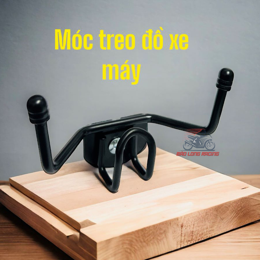 Móc treo đồ xe máy Vario Vision Inox Sơn Tĩnh Điện tặng kèm móc chữ U 3 móc tiện lợi gắn được nhiều loại xe máy