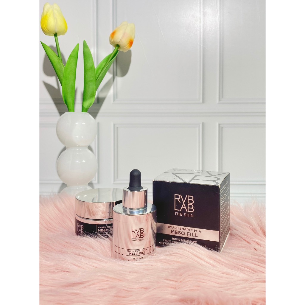 BỘ MESO FILL - Nâng Cơ, Trẻ Hóa Da, Trắng Da RVBLAB Nhập Khẩu Từ Ý (Serum/ Kem dưỡng)