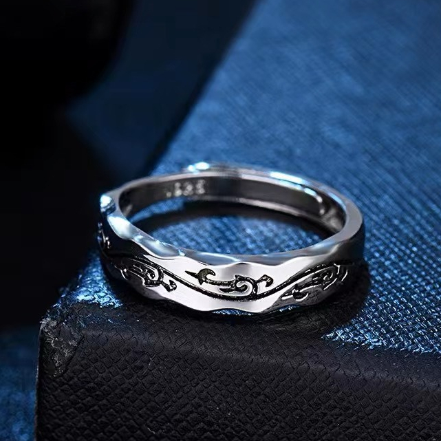 Nhẫn Titan Nam Cá Tính, Nhẫn Unisex Không Gỉ Thời Trang Coolmen Nhiều ...