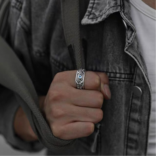 Nhẫn Titan Nam Cá Tính, Nhẫn Unisex Không Gỉ Thời Trang Coolmen Nhiều ...