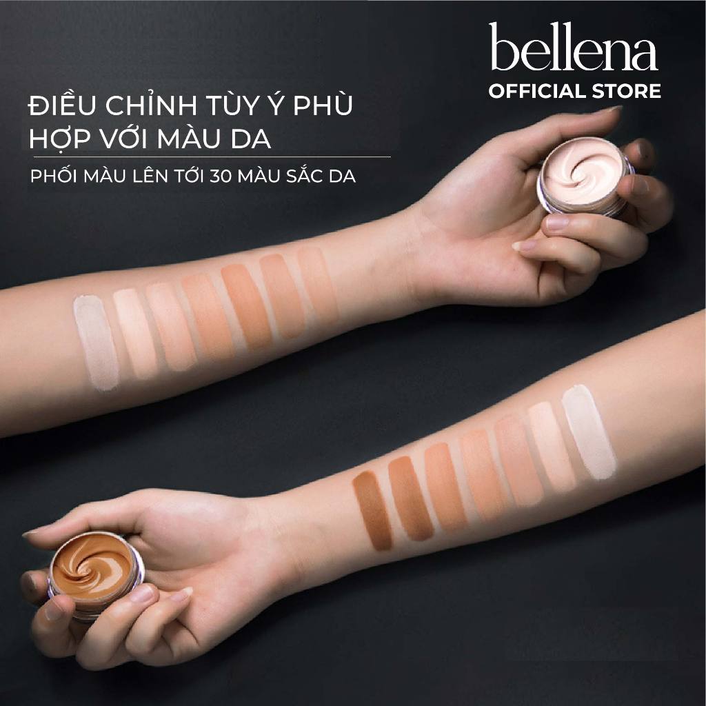 Kem che khuyết điểm hình xăm sẹo đậm màu chống nước Bellena KX2