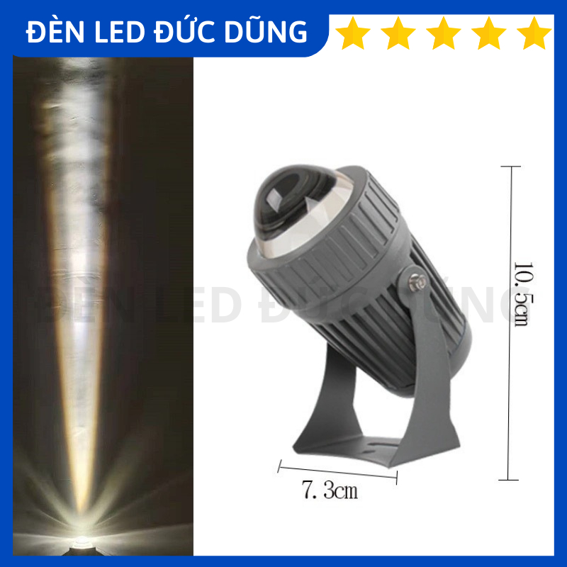 Đèn Rọi Cột 10W Chiếu Bảng Hiệu Quảng Cáo, Chống Nước Ngoài Trời, Chiếu ...
