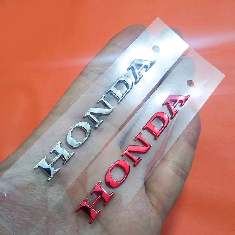 Tem chữ Honda zin 1x8cm Dán Mão, Mặt nạ, bửng xe máy nhựa cứng ABS ...