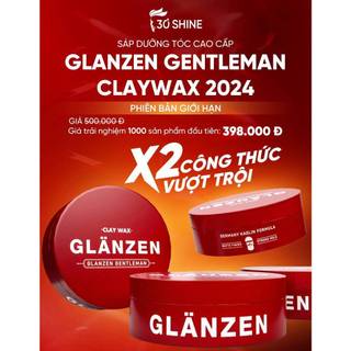 Sáp vuốt tóc nam Glanzen 60g - Full line, Bộ sản phẩm tạo kiểu Glanzen