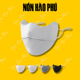 Khẩu trang vải kín mặt chống tia UV có lỗ thở thông khí thoáng, cân chỉnh lỗ tai