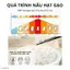 Nồi Cơm Điện Mishio MK365( lòng sứ nguyên chất 0.8L không chứa chất chống dính)