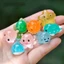 Set 10 hải sản ngẫu nhiên dạ quang lân tinh phát sáng mini dễ thương trang trí tiểu cảnh