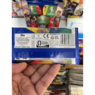 [ Pack Lẻ 3 Insert ] Match Attax UFEA Euro 2024 ( Pack 8 Thẻ ) ( 3 insert )