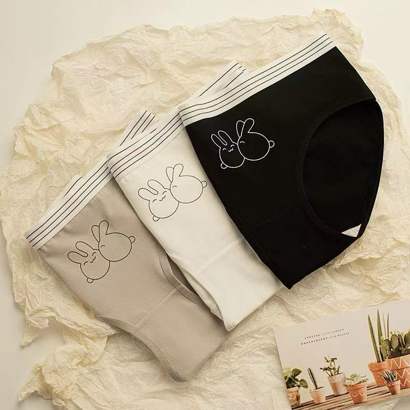 QUẦN LÓT COTTON THỎ CẠP KẺ MÃU MỚI 595