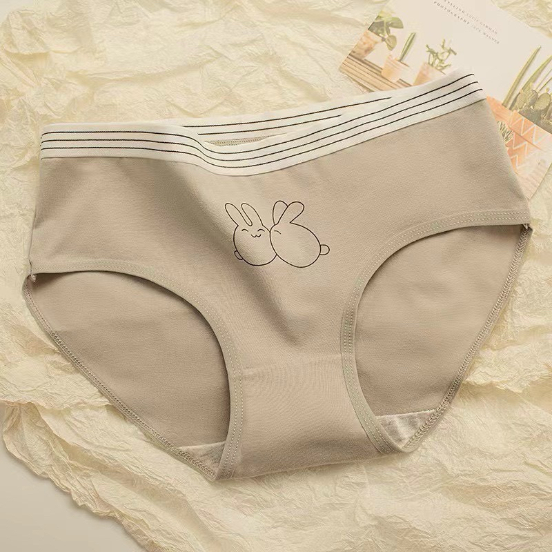 QUẦN LÓT COTTON THỎ CẠP KẺ MÃU MỚI 595