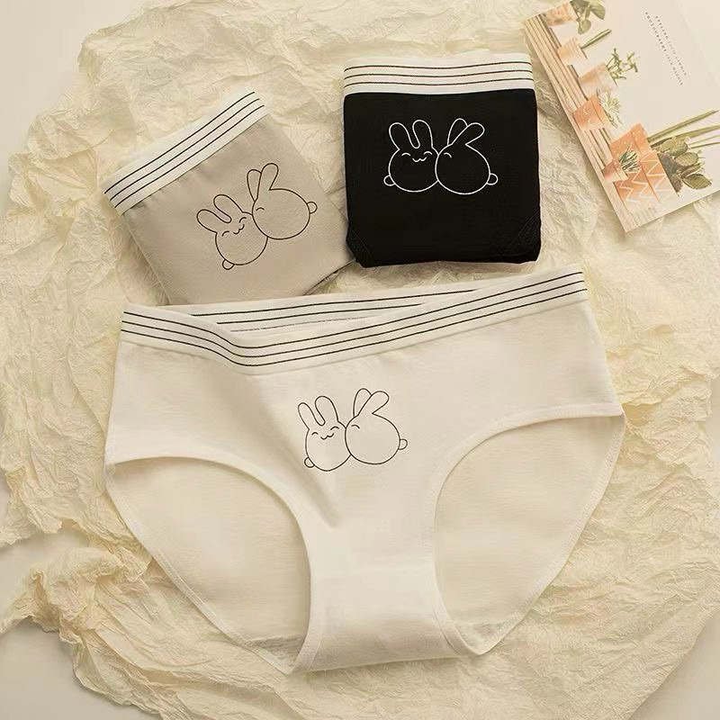QUẦN LÓT COTTON THỎ CẠP KẺ MÃU MỚI 595
