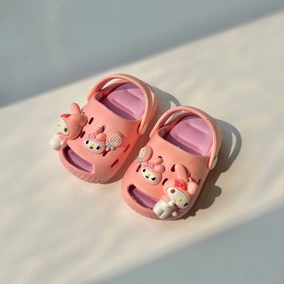 Dép Sục Hở Mũi Gắn Sticker Cute Đáng Yêu 3 Màu Cho Bé Chất Liệu Nhựa Eva Êm Mềm Cho Bé Gái(S12)
