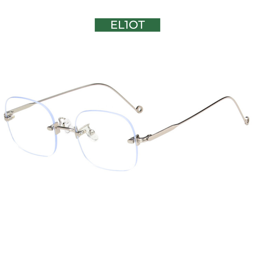 Gọng kính không viền ELIOT EYEWEAR càng kính kim loại chắc chắn thời trang nam nữ 2201