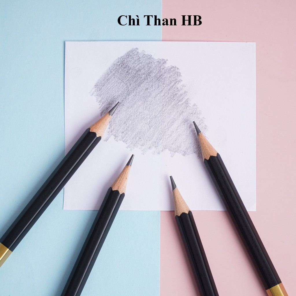 Bút Chì Gỗ Chuyên Phác Họa Fine Art Cao Cấp HB/2B/3B/4B/5B/6B -1 Chiếc , Nét Bút Mịn, Họa Cụ, Vẽ Tranh Chuyên Nghiệp