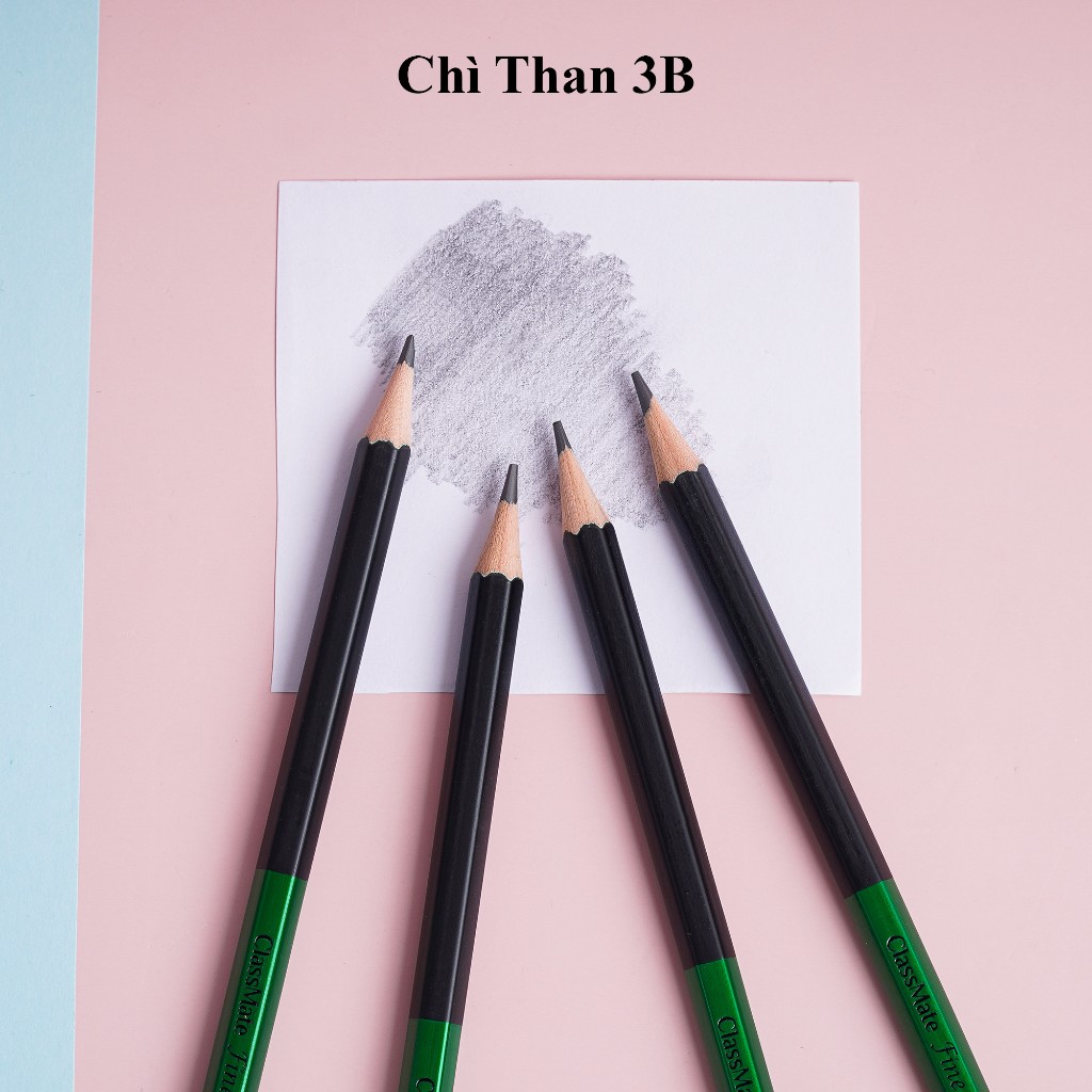Bút Chì Gỗ Chuyên Phác Họa Fine Art Cao Cấp HB/2B/3B/4B/5B/6B -1 Chiếc , Nét Bút Mịn, Họa Cụ, Vẽ Tranh Chuyên Nghiệp