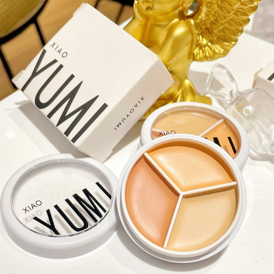 [TẶNG CỌ] Che Khuyết Điểm YUMI 3 Tông Màu Che Phủ Tốt, Lâu Trôi Nhỏ Gọn Tiện Lợi Cực Hot