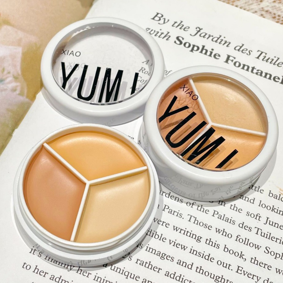 [TẶNG CỌ] Che Khuyết Điểm YUMI 3 Tông Màu Che Phủ Tốt, Lâu Trôi Nhỏ Gọn Tiện Lợi Cực Hot