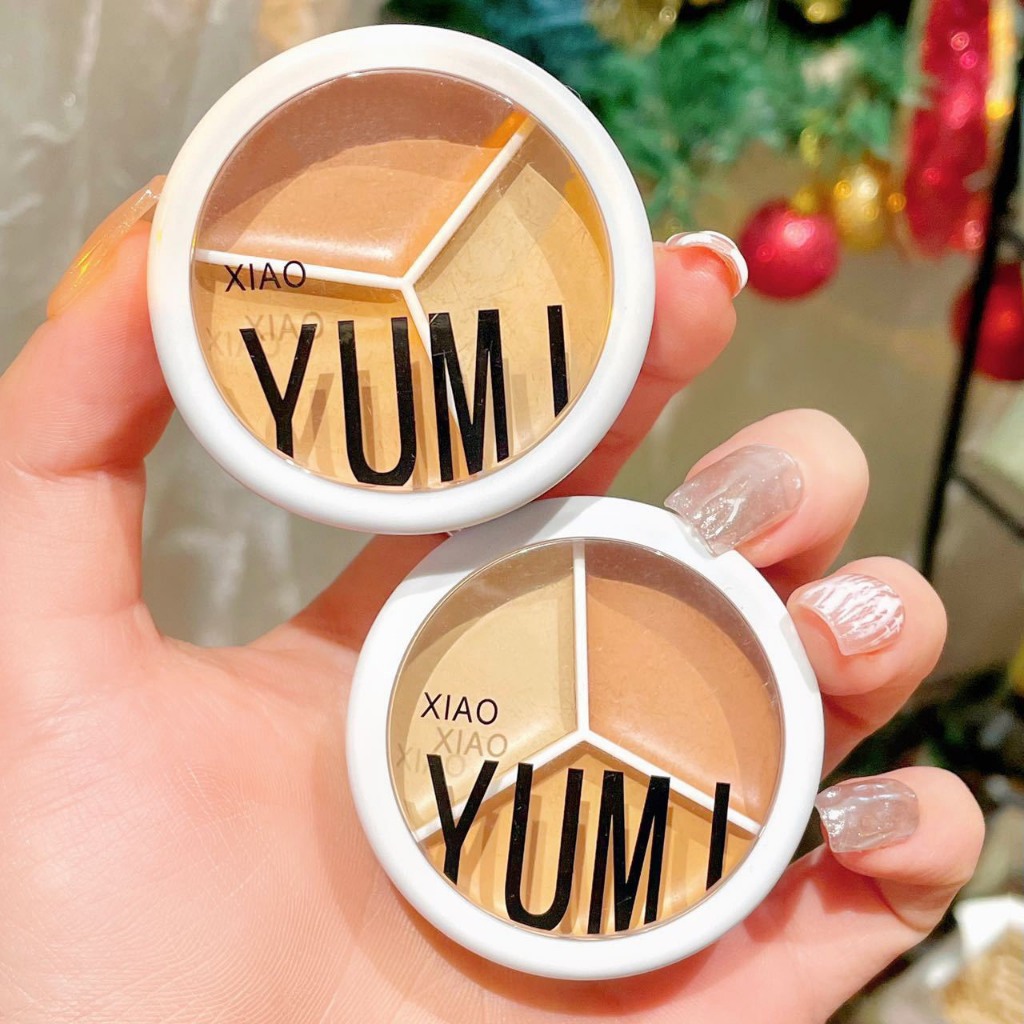 [TẶNG CỌ] Che Khuyết Điểm YUMI 3 Tông Màu Che Phủ Tốt, Lâu Trôi Nhỏ Gọn Tiện Lợi Cực Hot