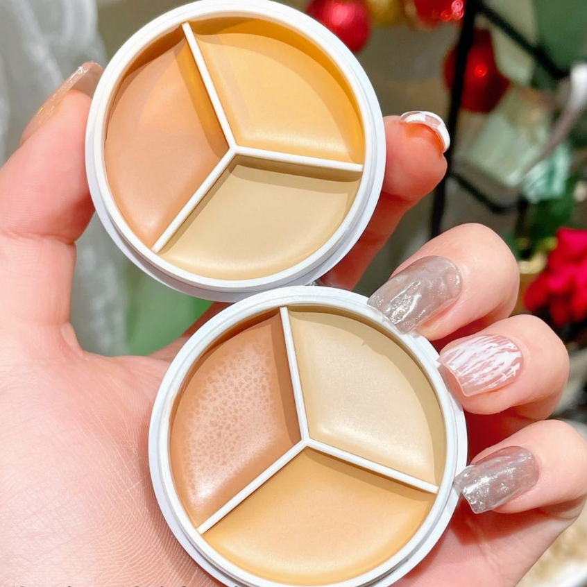 [TẶNG CỌ] Che Khuyết Điểm YUMI 3 Tông Màu Che Phủ Tốt, Lâu Trôi Nhỏ Gọn Tiện Lợi Cực Hot