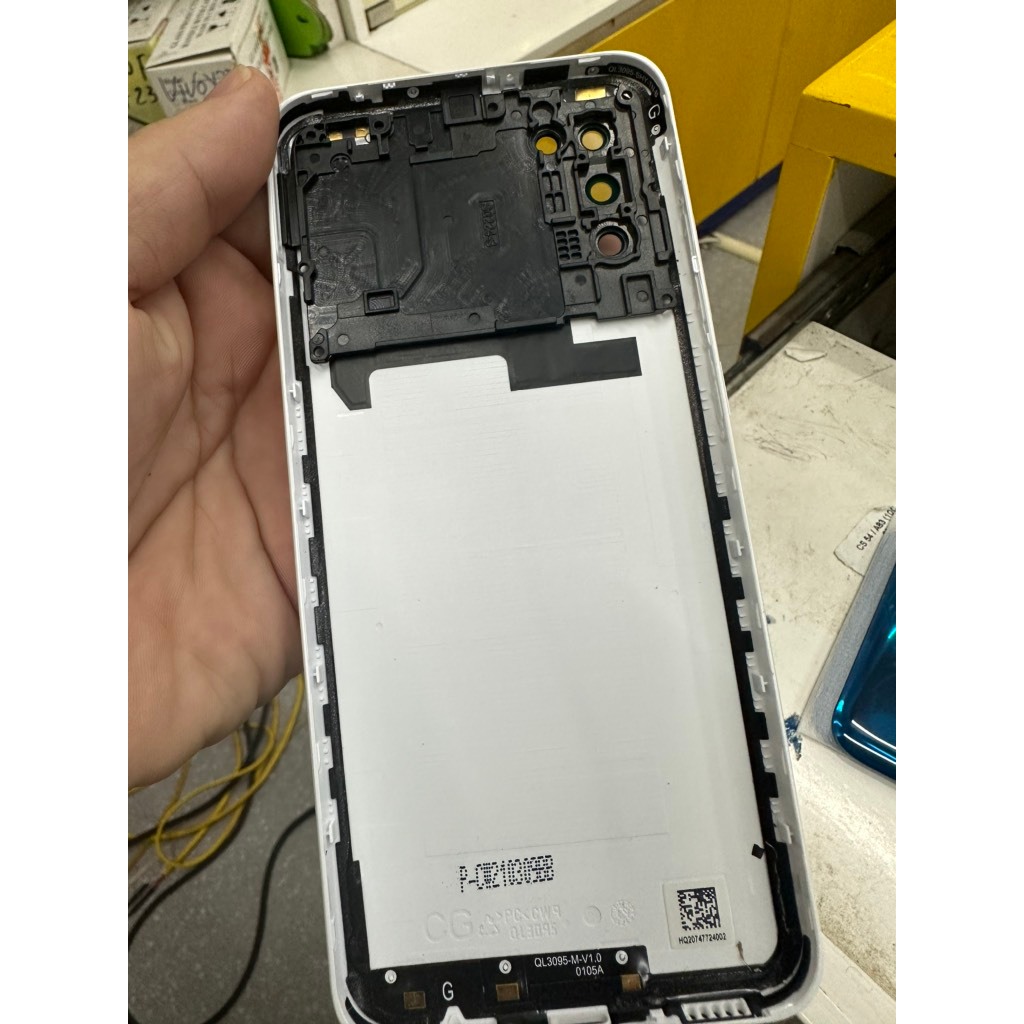 vỏ/lưng samsung a02s liền cam