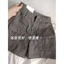 Quần short công sở màu xám xi măng cổ điển của Mỹ dành cho nữ, thiết kế đường phố cao cấp