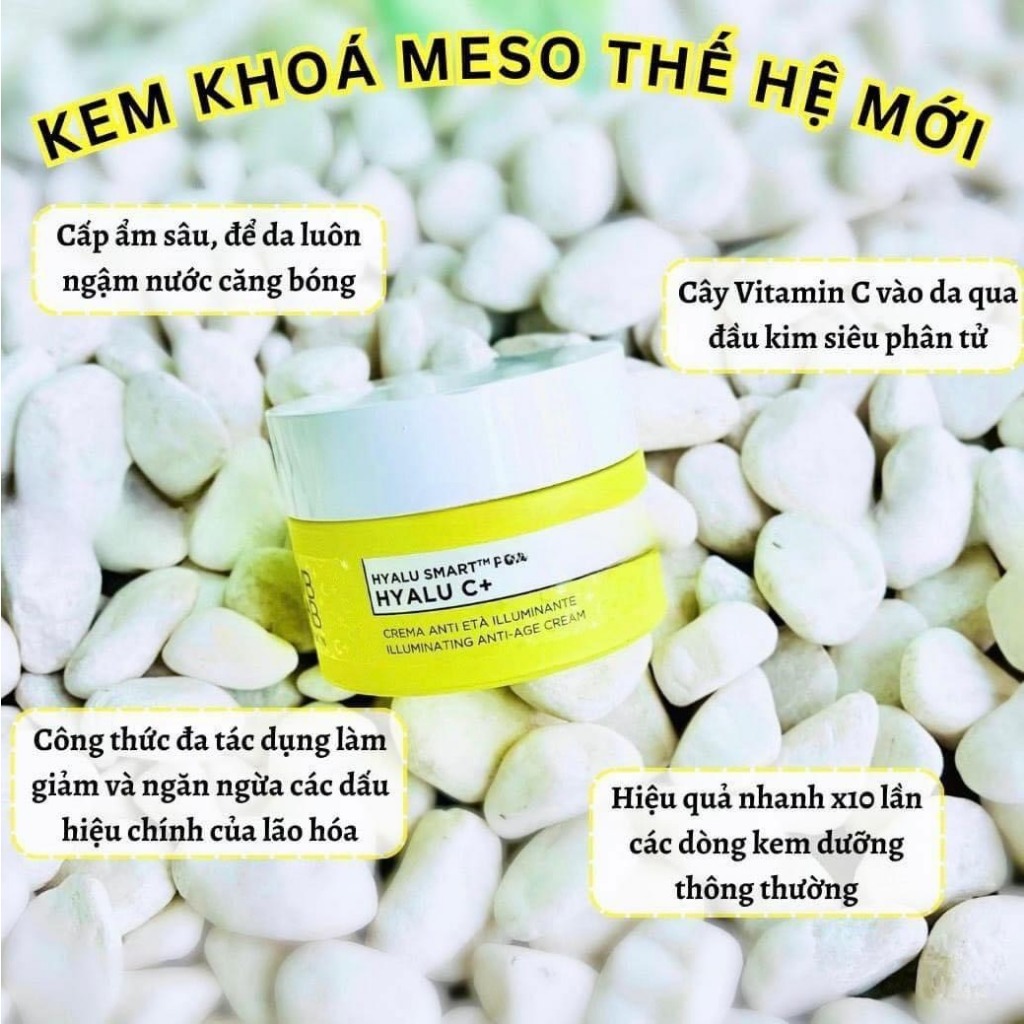 Kem Dưỡng MESO C Đa Tầng Da Giúp Nâng Cơ, Làm Sáng Da, Mờ Thâm, Dưỡng Ẩm, Đều Màu Da