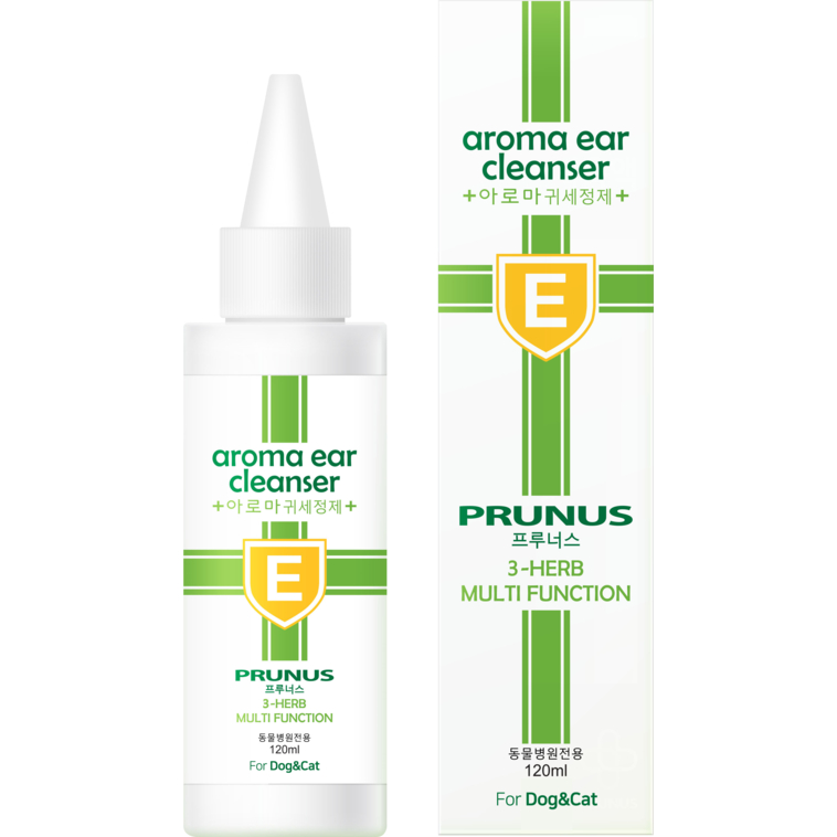 Dung Dịch Vệ Sinh Tai Cho Chó Mèo Prunus Aroma Ear Cleanser - Chai 120ml