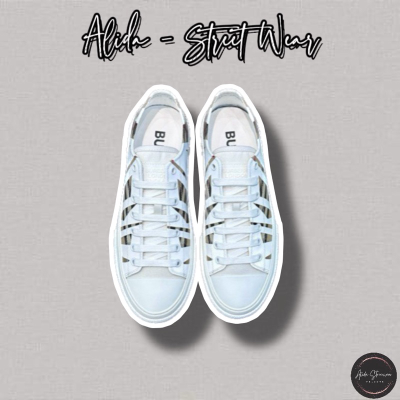 ⚡️[Hight Quality] Giày Sneakers Bu1be11y Logo Print Vintage - Điểm Nhấn Kẻ Phối Trắng Cao Cấp - Loại 1 Full Bo