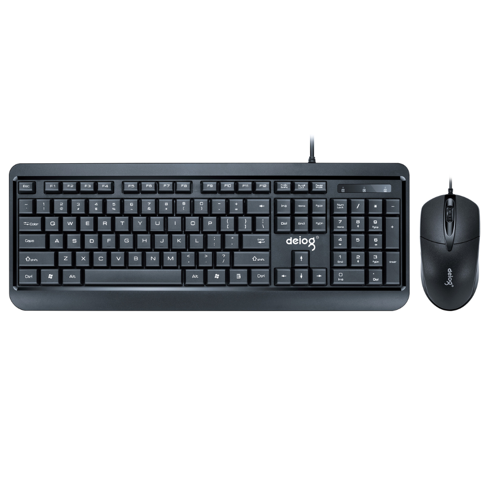 Combo bàn phím chuột máy tính văn phòng DEIOG DY 817S chống nước làm việc và chơi game chính hãng