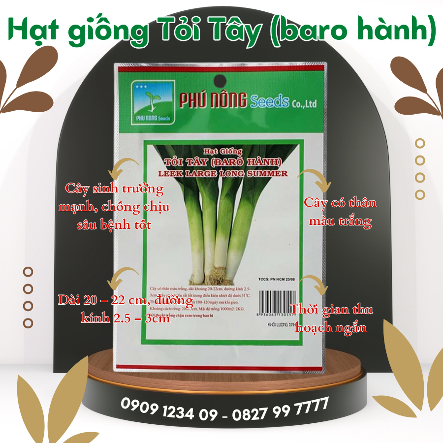 Hạt giống Tỏi Tây Phú Nông 1