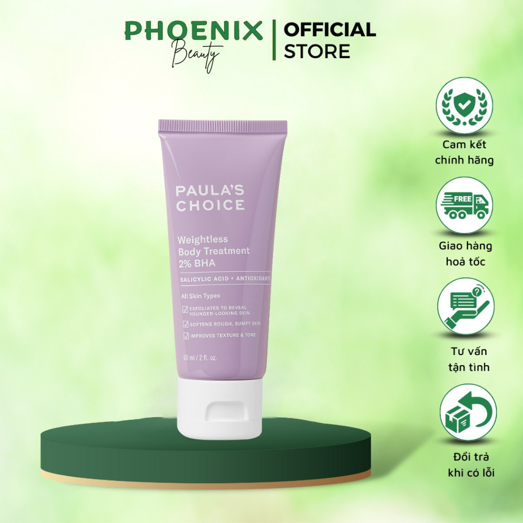 Kem Dưỡng Thể Weightless Body Treatment 2% BHA 210ml Loại Bỏ Tế Bào ...