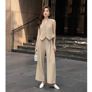 Quần tây OLV ống rộng ly trước thanh lịch Kezii nhiều màu phù hợp đi làm đi chơi
