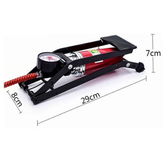 (freeship) Bơm Đạp Chân Xe Đạp, Xe Máy, Ô Tô, Bơm Phao, bơm Bóng Tiện Lợi loại lớn 29CM