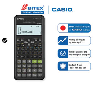 Máy Tính Học Sinh Casio FX-570ES Plus (New) Chính Hãng - Bản Cải Tiến Mới, Bảo Hành 7 Năm 1 Đổi 1