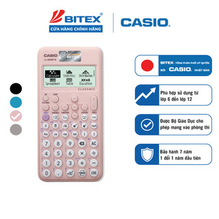 [FS] Máy Tính Học Sinh Casio FX-880BTG Chính Hãng Bitex - 4 Màu Trendy, Bảo Hành 7 Năm, Được Mang Vào Phòng Thi