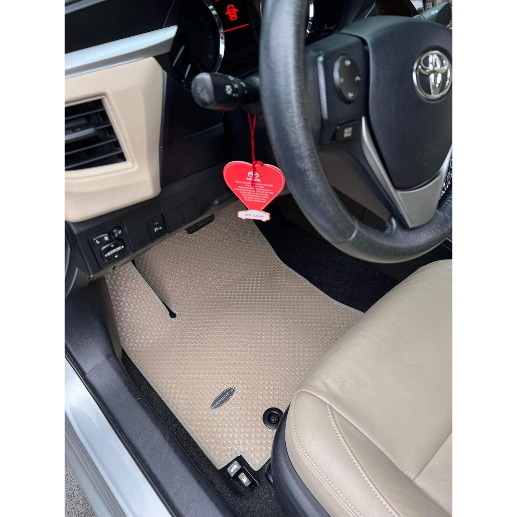 Thảm Lót Sàn Ô Tô Toyota Altis (2014 - 2021) – Khít với sàn xe, Chống trơn, Không mùi, Không ẩm mốc