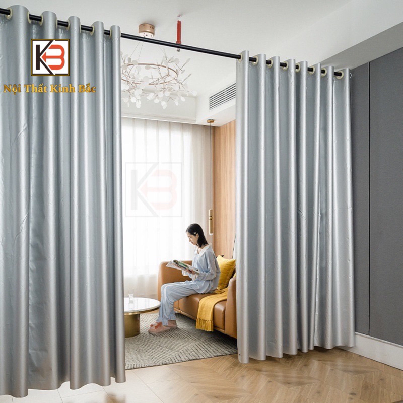 KB Rèm gấm KB2409-Rèm vải che nắng cản nhiệt, chất liệu vải gấm dệt 3 ...