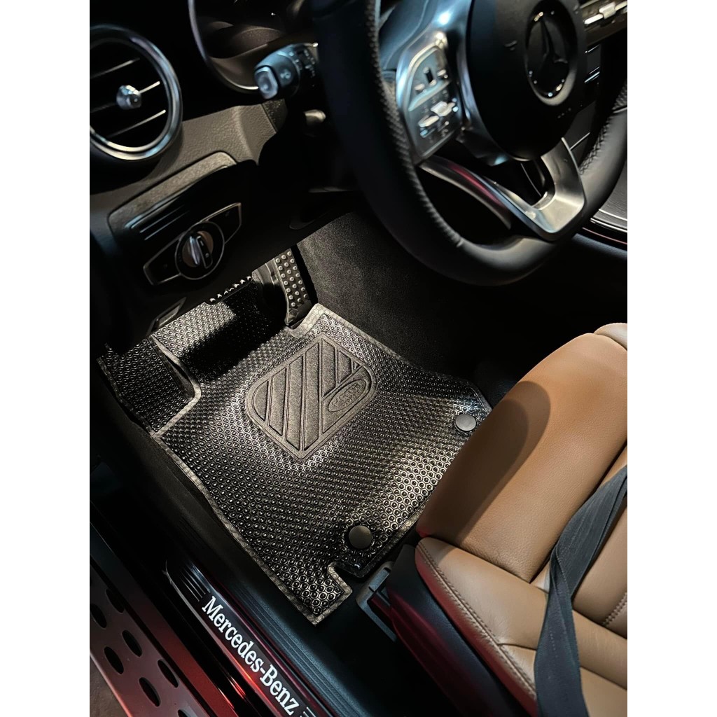 Thảm lót ô tô KATA cho xe Mercedes GLC (2023-2024) PRO viền ép nhiệt- Khít với sàn, Chống trơn, Không mùi, Không ẩm mốc