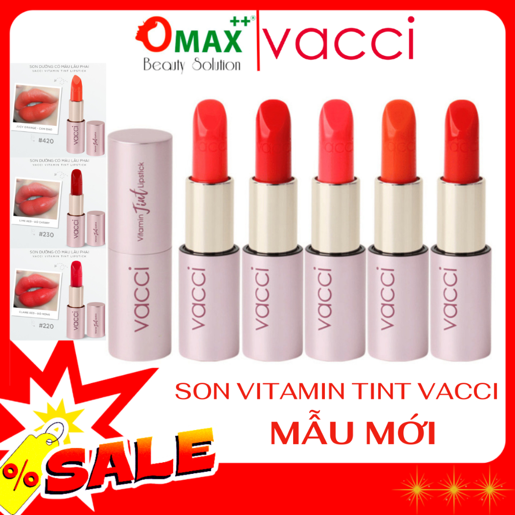 Son Dưỡng Môi VACCI - Lên Màu Đẹp - Lâu Phai - Vitamin Tint Lipstick ...