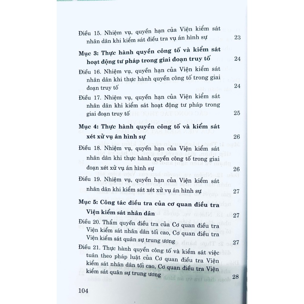 Ảnh Sách - Luật Tổ Chức Viện Kiểm Sát Nhân Dân (Hiện Hành) 4