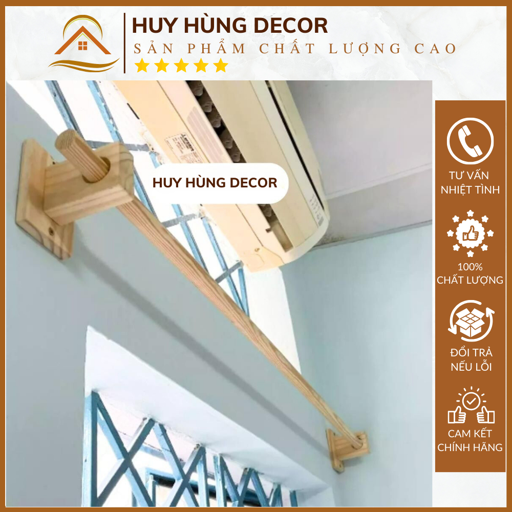 Bộ Chốt Gỗ Treo Rèm Gỗ Thông, Pát Treo Sào, Phụ Kiện Treo Rèm Bằng Gỗ ...