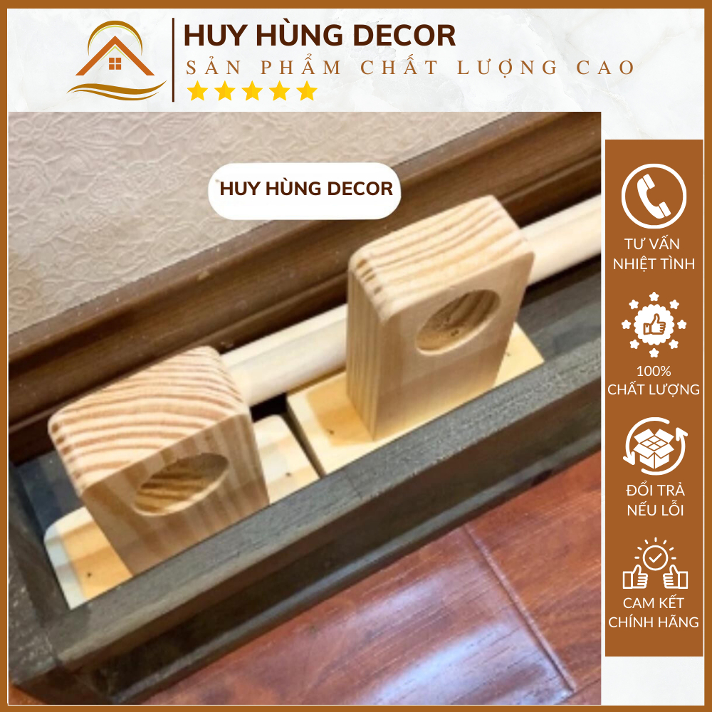 Thanh Treo Rèm Cửa Bằng Gỗ Dài 1m - 1m6, Cây Treo Khung Rèm Cửa Bằng Gỗ ...