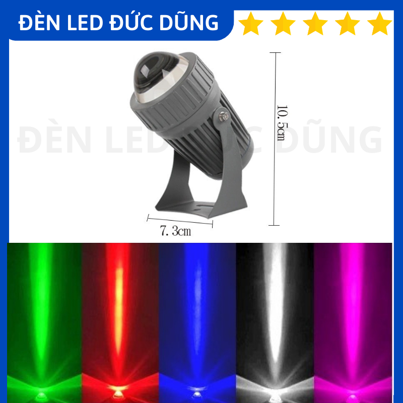 Đèn Rọi Cột 10W Chiếu Bảng Hiệu Quảng Cáo, Chống Nước Ngoài Trời, Chiếu ...