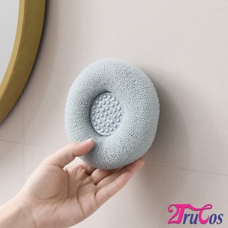 Bông tắm tròn DrSoftly Massage Shower Ball 12 x 5cm (có tay cầm, làm sạch mụn lưng thư giãn) 2Trucos