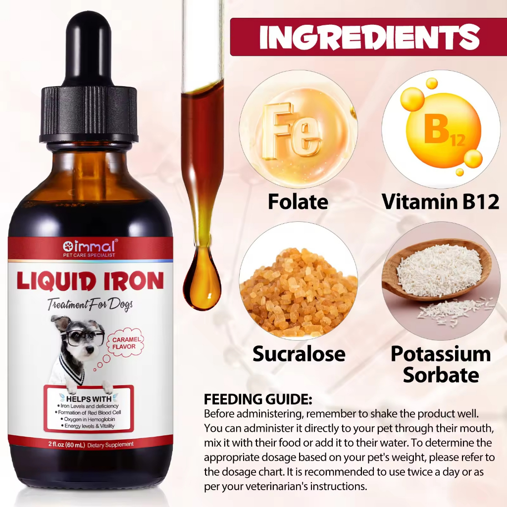 Bổ máu LIQUID IRON cho chó - Nhập IRELAND