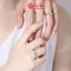 Nhẫn bạc cặp đôi LiLi S925 đính kim cương Moissanite cao cấp Layla LILI_054884