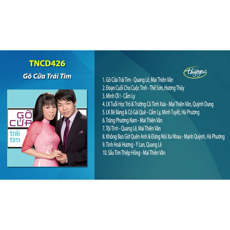 Băng Cassette Gõ Cửa Trái Tim - Quang Lê, Mai Thiên Vân