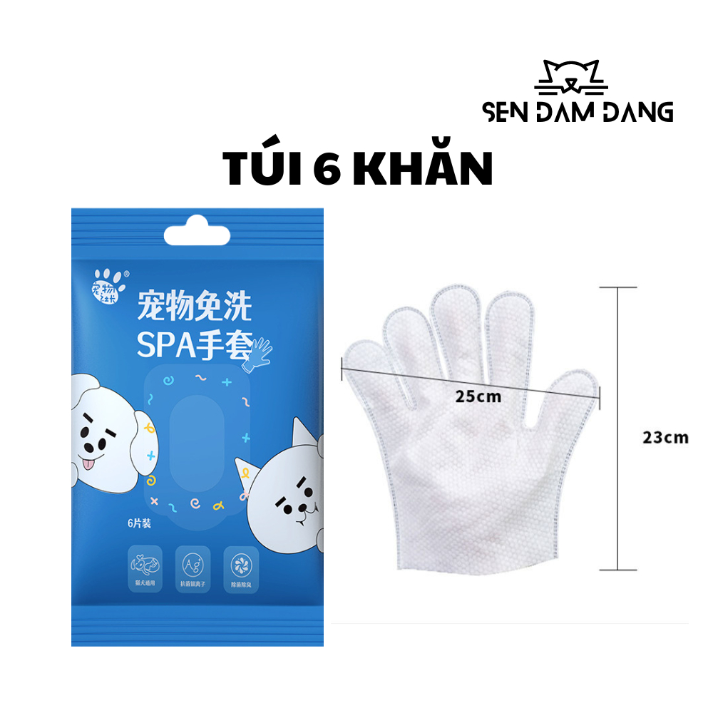 Khăn Ướt Vệ Sinh Tai, Răng, Mắt, Chân Cho Cún Mèo