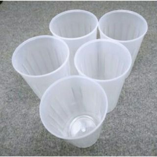 Combo 10 Cốc sọc đại nhựa Việt Nhật  Cốc nhựa trong suốt 6216